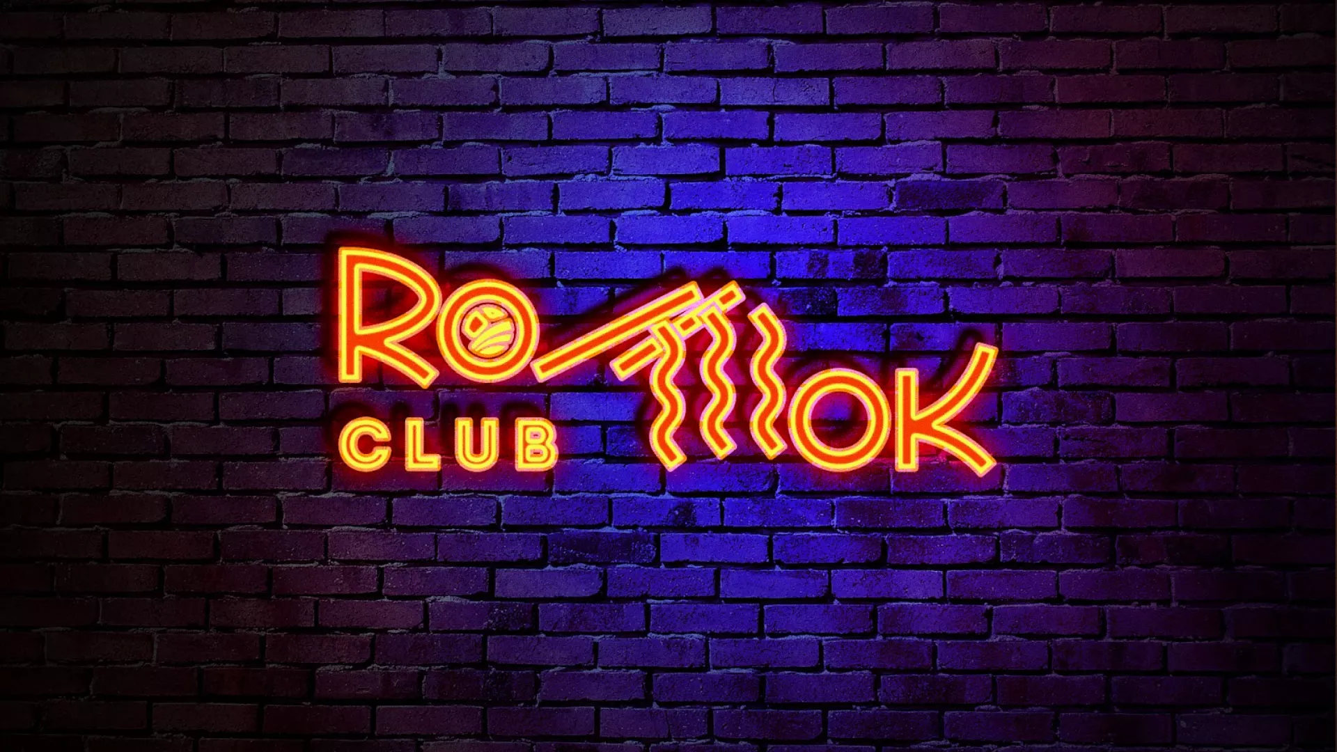 Разработка интерьерной вывески суши-бара «Roll Wok Club» в Гороховце